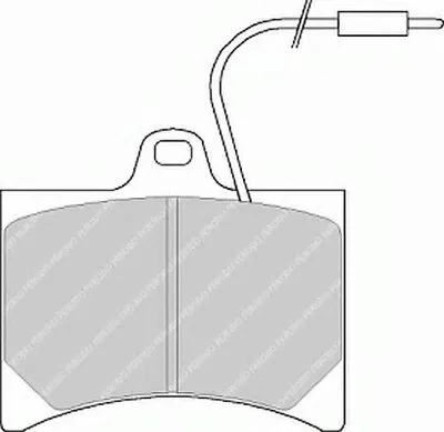Комплект тормозных колодок, дисковый тормоз PREMIER FERODO купить