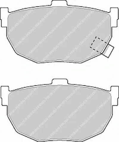 Комплект тормозных колодок, дисковый тормоз PREMIER FERODO купить