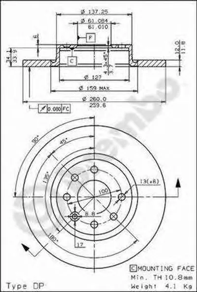 Тормозной диск AP купить