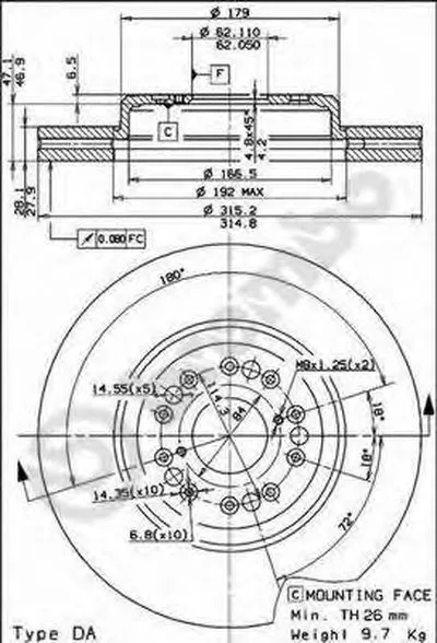 Тормозной диск AP купить