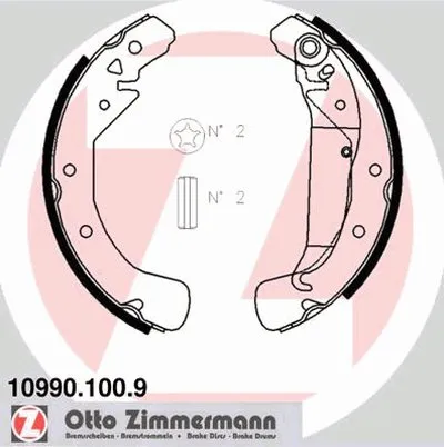 Комплект тормозных колодок ZIMMERMANN купить
