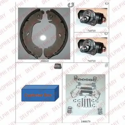 Комплект тормозных колодок DELPHI купить