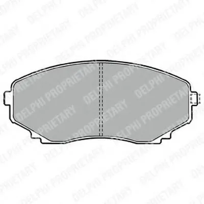Комплект тормозных колодок, дисковый тормоз DELPHI купить