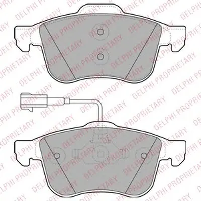 Комплект тормозных колодок, дисковый тормоз