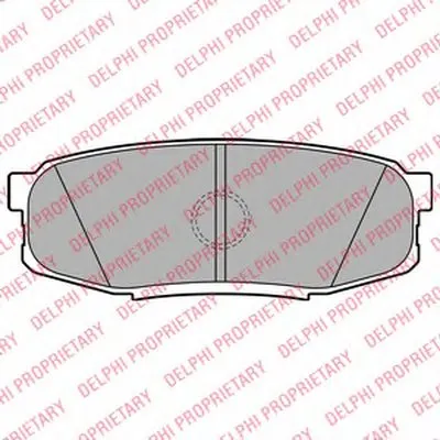 Комплект тормозных колодок, дисковый тормоз DELPHI купить
