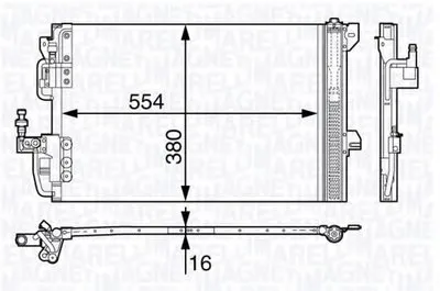 Конденсатор, кондиционер MAGNETI MARELLI купить