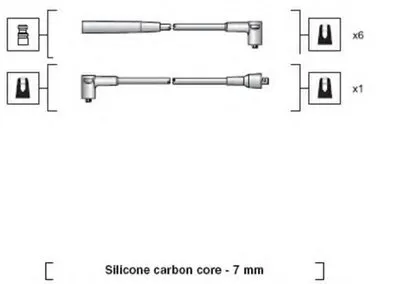 Комплект проводов зажигания MAGNETI MARELLI купить