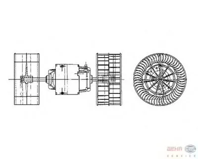 Вентиляция салона BEHR HELLA SERVICE купить