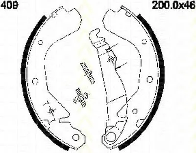 Комплект тормозных колодок TRISCAN купить
