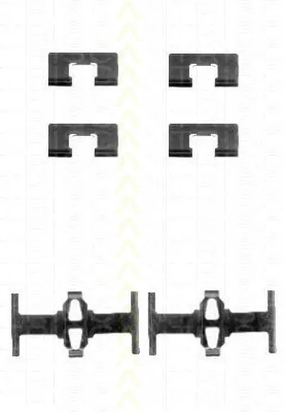 Комплектующие, колодки дискового тормоза TRISCAN купить