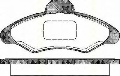 Комплект тормозных колодок, дисковый тормоз TRISCAN купить