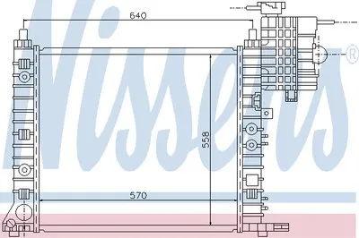 Радиатор, охлаждение двигателя NISSENS купить