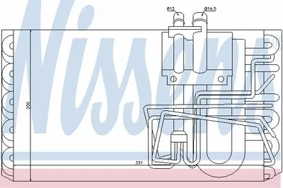 Испаритель, кондиционер NISSENS купить