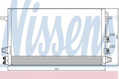 Конденсатор, кондиционер NISSENS купить