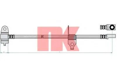 Тормозной шланг NK купить