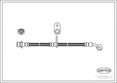 Тормозной шланг CORTECO купить