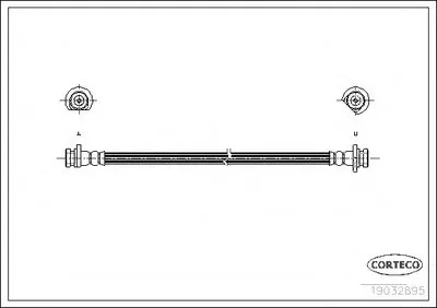 Тормозной шланг CORTECO купить
