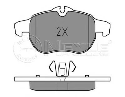 Комплект тормозных колодок, дисковый тормоз MEYLE купить
