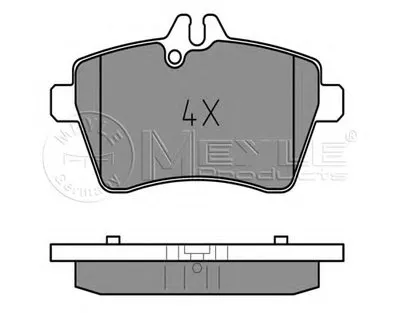 Комплект тормозных колодок, дисковый тормоз MEYLE купить