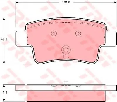 Комплект тормозных колодок, дисковый тормоз TRW купить