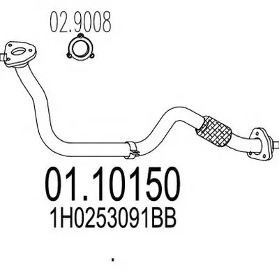 Труба выхлопного газа MTS купить