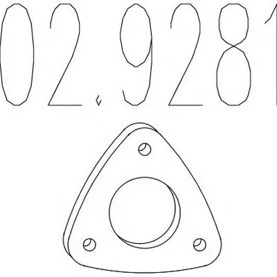 Прокладка, труба выхлопного газа MTS купить