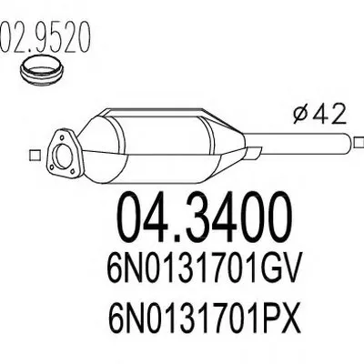 Катализатор для переоборудования MTS купить