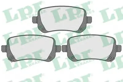Комплект тормозных колодок, дисковый тормоз LPR купить