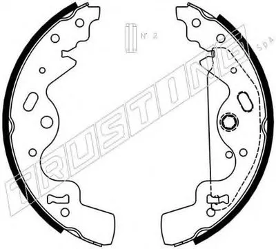 Комплект тормозных колодок TRUSTING купить