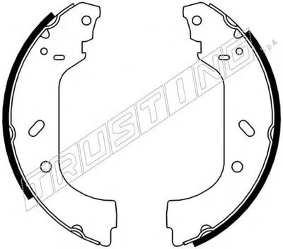 Комплект тормозных колодок REPARATION KIT TRUSTING купить
