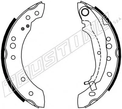 Комплект тормозных колодок REPARATION KIT TRUSTING купить