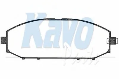 Комплект тормозных колодок, дисковый тормоз MK KASHIYAMA KAVO PARTS купить