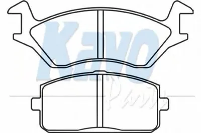 Комплект тормозных колодок, дисковый тормоз MK KASHIYAMA KAVO PARTS купить