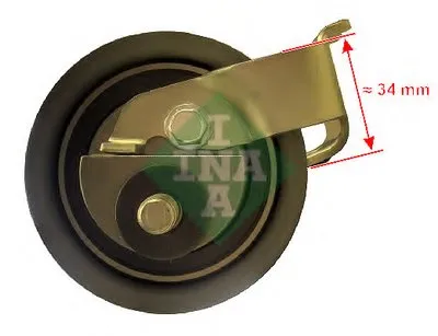 Натяжной ролик, ремень ГРМ INA купить