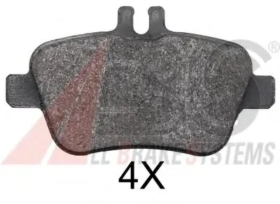 Комплект тормозных колодок, дисковый тормоз A.B.S. купить