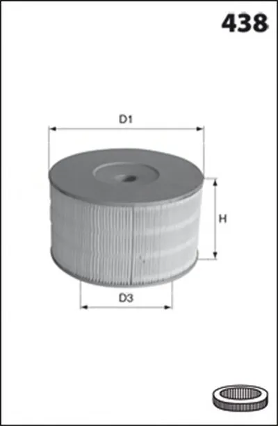 Воздушный фильтр MECAFILTER MECAFILTER купить