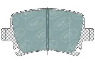 Комплект тормозных колодок, дисковый тормоз SCT Germany купить