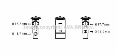 Расширительный клапан, кондиционер AVA QUALITY COOLING купить