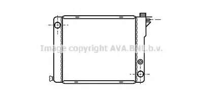 Радиатор, охлаждение двигателя AVA QUALITY COOLING купить