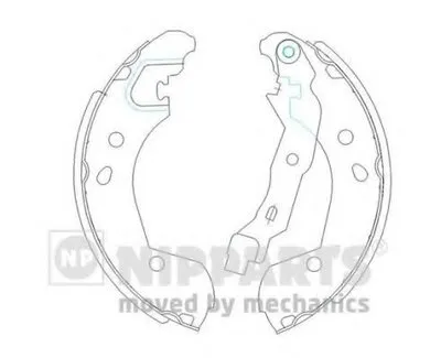 Комплект тормозных колодок NIPPARTS купить