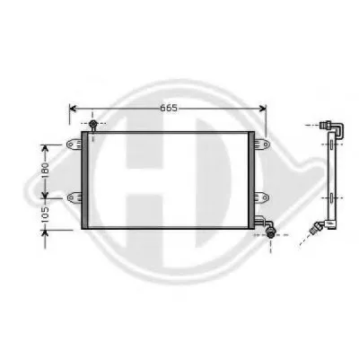 Конденсатор, кондиционер DIEDERICHS купить