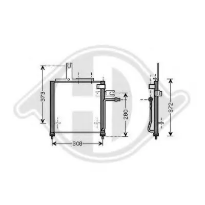 Конденсатор, кондиционер DIEDERICHS купить