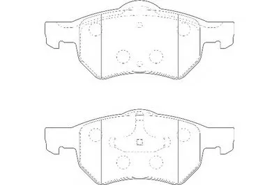 Комплект тормозных колодок, дисковый тормоз DURON купить