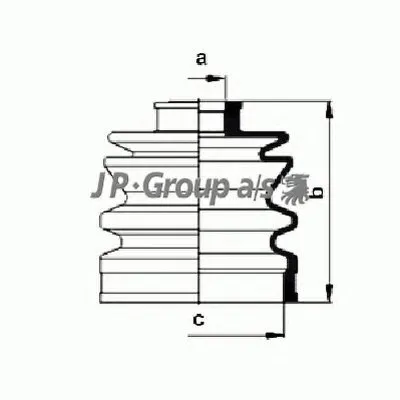 Комплект пылника, приводной вал QH JP GROUP купить