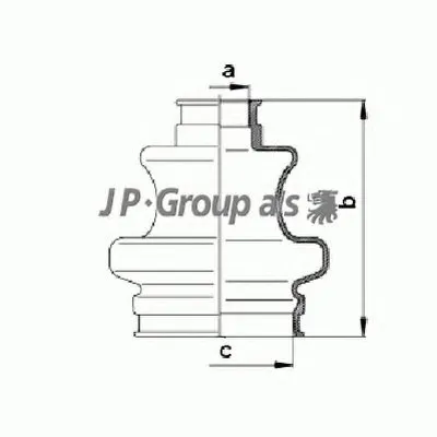 Комплект пылника, приводной вал QH JP GROUP купить