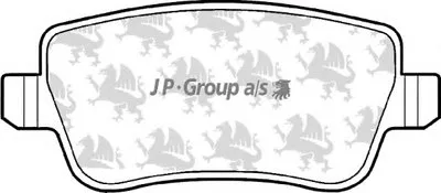 Комплект тормозных колодок, дисковый тормоз QH JP GROUP купить