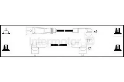 Комплект проводов зажигания Intermotor STANDARD купить