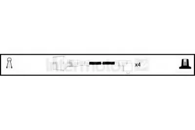 Комплект проводов зажигания Intermotor STANDARD купить