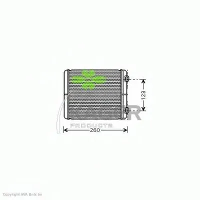 Теплообменник, отопление салона KAGER купить