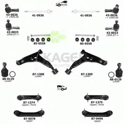 Подвеска колеса KAGER купить